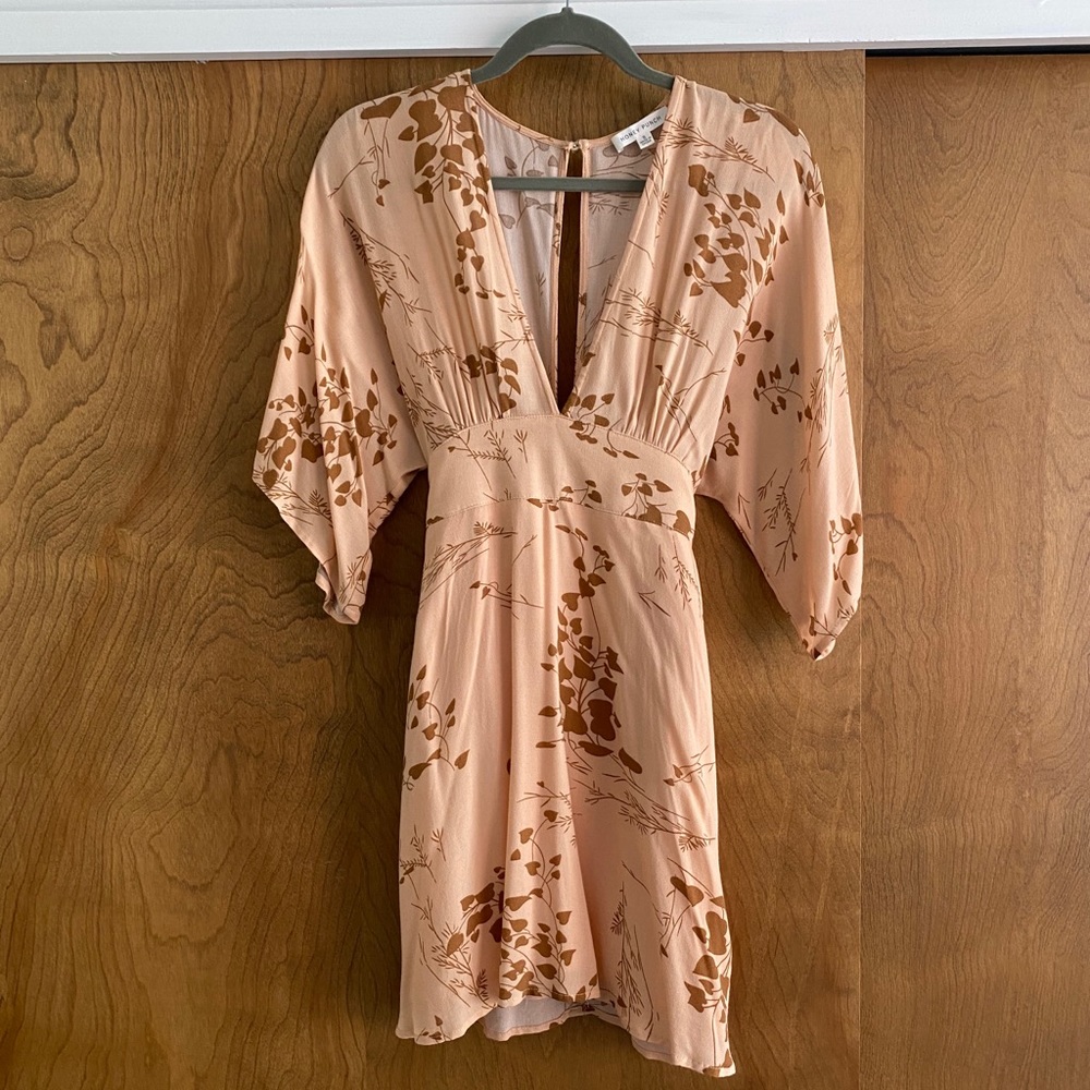 Honey Punch kimono sleeve mini dress